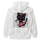 ベリーBellyの黒猫ベリーダンス Heavyweight Zip Hoodie