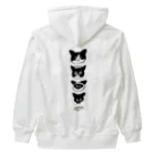 とんちゃんと猫のRockyan Heavyweight Zip Hoodie