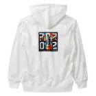 ヘッヘンのお店の【2062】アート Heavyweight Zip Hoodie