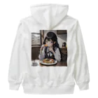 sgt-chikaraの朝食中の女子高生2 Heavyweight Zip Hoodie