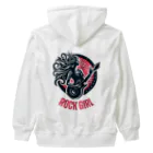 ロック堂のROCK GIRL Heavyweight Zip Hoodie