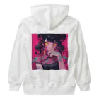 日本神話のtattoo girl Heavyweight Zip Hoodie