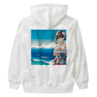 かるるんショップの海と南国と水着と　夏休み Heavyweight Zip Hoodie