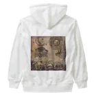 JapaneseArt Yui Shopの古代人の未来設計 Heavyweight Zip Hoodie