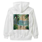 Paradise ExploreのPalm Breeze Bliss Heavyweight Zip Hoodie