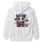 モンピパラダイスのにゃんこ🐱のリズムにノッテ🎵 Heavyweight Zip Hoodie