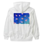 Lily bird（リリーバード）の花びらの舞う青空 Heavyweight Zip Hoodie