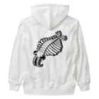 LalaHangeulのアノマロカリス　バックプリント Heavyweight Zip Hoodie