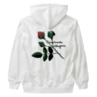 Alba spinaの薔薇蕾のゾウムシ Heavyweight Zip Hoodie