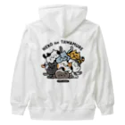 mincruのねこのたわむれ Heavyweight Zip Hoodie