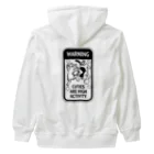 nya-mew（ニャーミュー）のこねこ活発危険！ Heavyweight Zip Hoodie