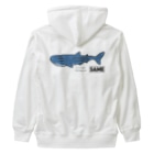 mincruのサメ図鑑_ジンベイザメ Heavyweight Zip Hoodie