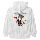 虹色PLUSの可愛いジャックラッセルテリア犬 Heavyweight Zip Hoodie