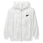 かまくらまいのくつしたくろねこ Heavyweight Zip Hoodie