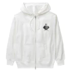 こいんこ堂のホワイトフェイス⭐so  cool!  Heavyweight Zip Hoodie