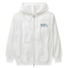 栗坊屋のリーフィーシードラゴン　白黒 Heavyweight Zip Hoodie