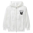 オカルポッド公式オンラインショップの控えめなオカルポ宇宙人くん(白文字) Heavyweight Zip Hoodie