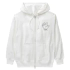 イラスト MONYAAT のジャンケン　パー Heavyweight Zip Hoodie