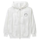 シマエナガが好きな人。のシマエナガ。ドット Heavyweight Zip Hoodie