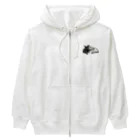 JapaneseKoalaのわたげすずり Heavyweight Zip Hoodie