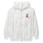 cuuyabowのカラフルヤモリ Heavyweight Zip Hoodie