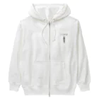 こうめ屋のトラ猫　ふみふみさん　フミフミ猫　丸顔　笑顔猫 Heavyweight Zip Hoodie