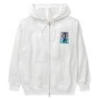 Laugh Rain Laboの月ひとつ、月ふたつ Heavyweight Zip Hoodie