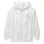 柴犬しばわんこhana873のお座りしてるわんこちゃん Heavyweight Zip Hoodie