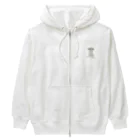 chiaki satoのパグ座り Heavyweight Zip Hoodie