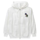 ウロコインコの翠のグッズショップのウロコインコの翠ver.ベルで呼び出し Heavyweight Zip Hoodie