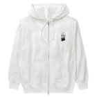 しろうるふのはくはつうるふの子 Heavyweight Zip Hoodie