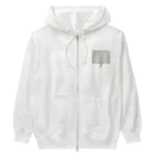 rilybiiのantique peach milk tea × logo message Heavyweight Zip Hoodie