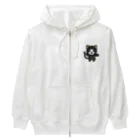 みきぞーん｜保護猫 ミッキー画伯と肉球とおともだちのmaruku Heavyweight Zip Hoodie