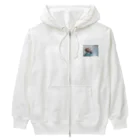 抽象画家ShizukiKagawaのazisai Heavyweight Zip Hoodie