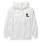 ルーナ│障害者アート のフレブル Heavyweight Zip Hoodie