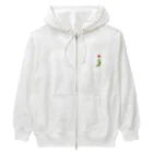 Onuuuun Artの薔薇 Heavyweight Zip Hoodie