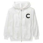 noisie_jpの【C】イニシャル × Be a noise. Heavyweight Zip Hoodie