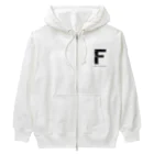 noisie_jpの【F】イニシャル × Be a noise. Heavyweight Zip Hoodie