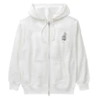 j8ie de vivre♪のうさぎ　ローアングル Heavyweight Zip Hoodie