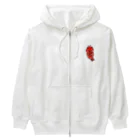 えびのきぼうのしかめっつらえびくん Heavyweight Zip Hoodie