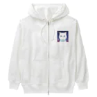 キッチンファラオのキラキラ猫ちゃん☆ Heavyweight Zip Hoodie