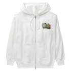 yamame1000ninのタブラとハトリ Heavyweight Zip Hoodie