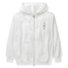 吠える動物の吠えるネコ Heavyweight Zip Hoodie