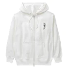 吠える動物の吠えるパンダ Heavyweight Zip Hoodie