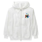 chicodeza by suzuriのカラフルコーギー Heavyweight Zip Hoodie