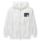 patatsukubaのスペースキャット・AKEMI Heavyweight Zip Hoodie