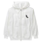 ushidahanatoriの野付半島の野鳥 Heavyweight Zip Hoodie