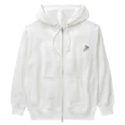 ユルークうーまショップのあし毛のモグモグ馬 Heavyweight Zip Hoodie