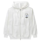 ともぞー(ひねくれうさぎ)のひねくれうさぎ「アチョーッ」 Heavyweight Zip Hoodie