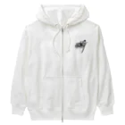 ぷんすこ(♂)のシチューオイシー（黒） Heavyweight Zip Hoodie